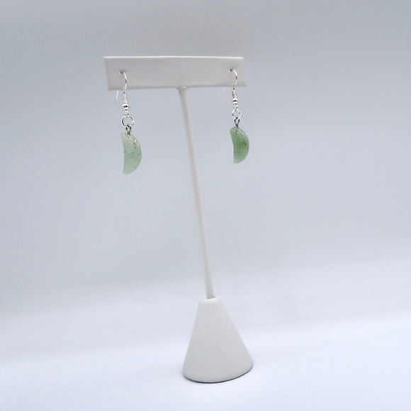 FLUORITE CRESCENT EARRINGS - Picture 5 of 5